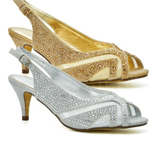 Ladies low kitten heels court - ladies,