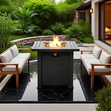28" Propane Gas Fire Pit Table