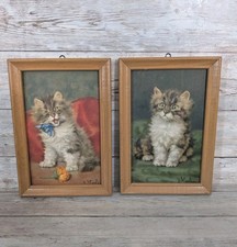 Pair 1930's Framed Daniel