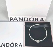 Pandora Firework Clasp Bangle,With Pandora Packaging 19cm 