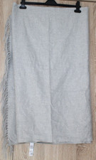 Marks and Spencer Grey Fringed Wrap/Scarf, BNWOT