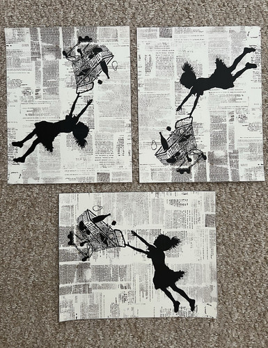 Set banksy canvas - 3,
