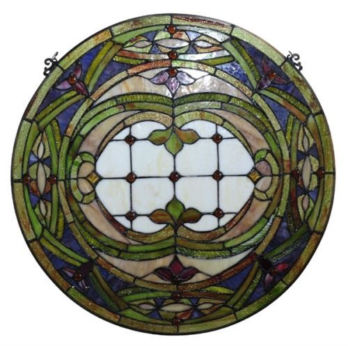 Stained glass round - glass, 24"