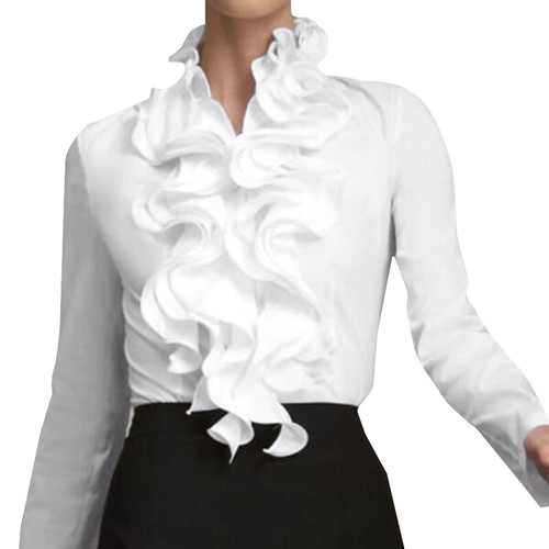 Women ruffled flared tops - flared,