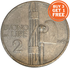 2 ITALIAN LIRE VITTORIO