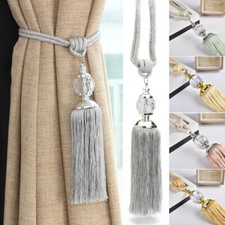 2x Beaded Ball Curtain Tassel