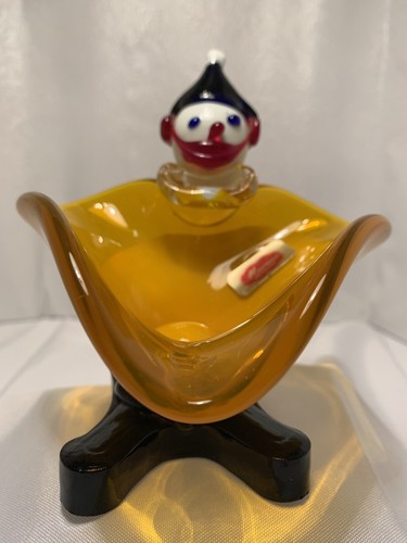 Murano glass clown figurine - glass,