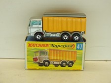 LESNEY MATCHBOX SUPERFAST NO47 DAF CONTAINER TRUCK EXCELLENT BOXED (L750)