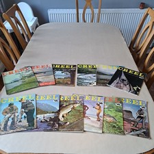 12 Copies of Creel "a fishing magazine" Jan 1964 and feb-dec 1965