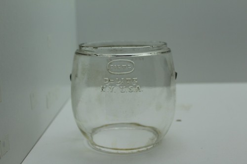 Dietz lite oil lamp glass - oil,