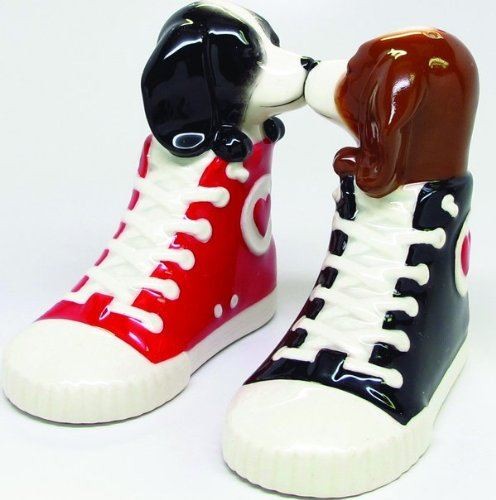 Novelty kissing pups shoes - pups, in