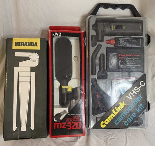 Vintage camcorder accessories - camcorder,