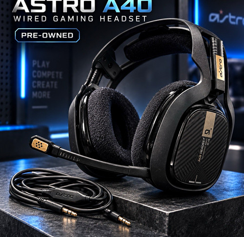 Astro a40 black - black, gaming