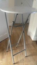 Round Bistro Standing Table Bar Pub Party Cafe Garden Patio Ø80cm DIY Foldable