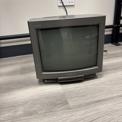 Sony trinitron black grey - sony, 14