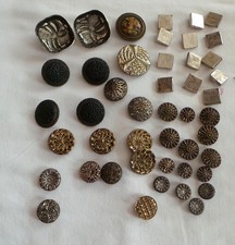 Vintage Buttons mixed lots some mirror backs & metal