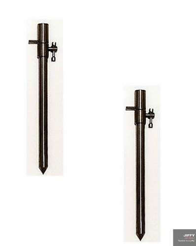 Stainless steel banksticks - 2x,