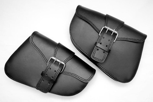 Lot leather side bags - of, for