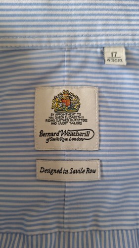 Bernard weatherill shirt - shirt, size