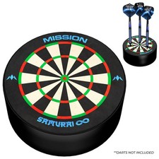 Mission | Samurai Infinity | Mini Dartboard | Sisal Board & Stand Holder Base