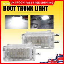2x For Astra Corsa Vectra Insignia Zafira LED Interior Glove Box Roof Boot Light