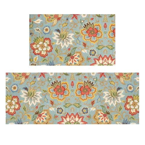 Colorful floral kitchen - colorful,