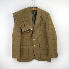 Holden Tweed Jacket & Breeks Set Mens 40R 34W Brown Check Norfolk Shooting Suit