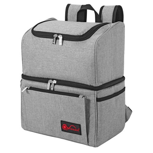 Vinsani grey backpack cooler - grey,
