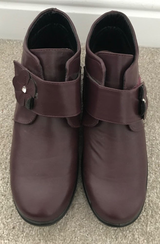 Burgundy plumb ankle boots - burgundy,