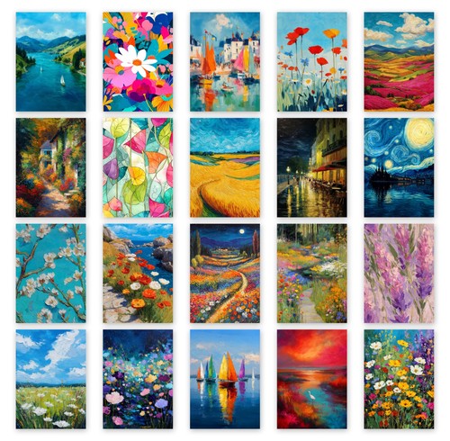 Artistic card selection x20 - artistic,