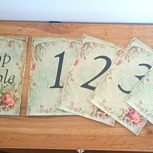 Vintage retro floral - floral, paper