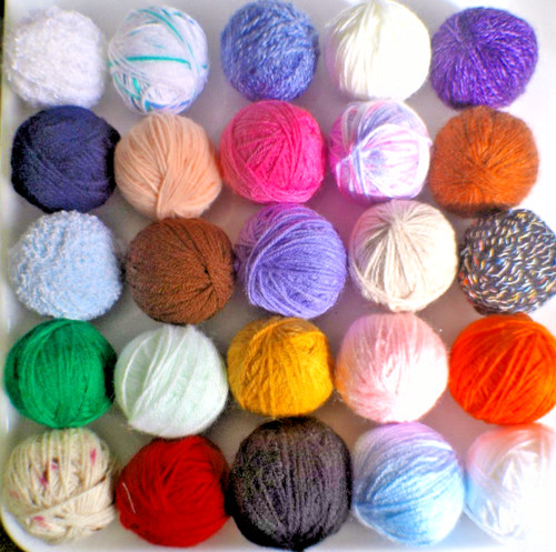 Job lot double knit yarn - double,