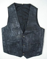 Vintage Leather Waistcoat