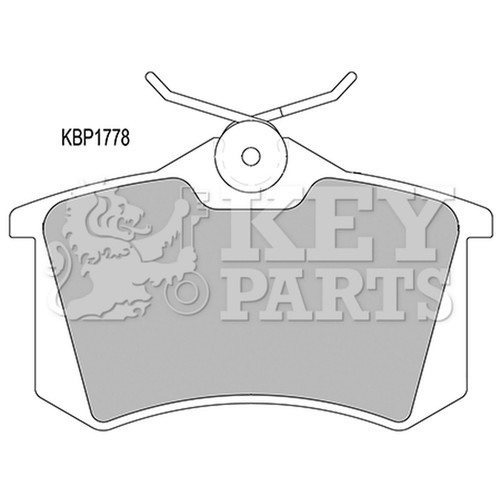 Brake pads set for renault - brake,