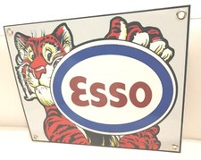 Esso Gas Oil Gasoline Sign 