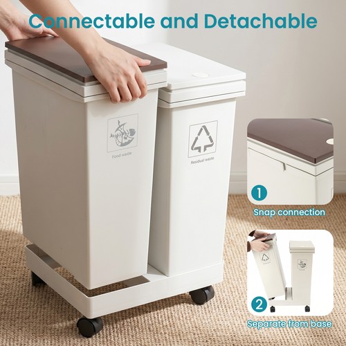 Double compartment recycling - compartment,