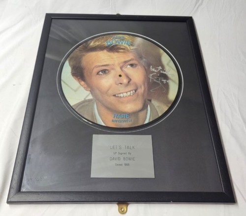 Genuine david bowie signed - genuine,