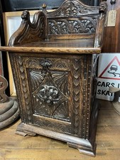 Victorian Oak Green Man Coal