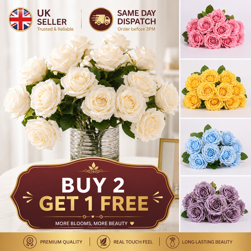 Heads silk rose artificial - silk,