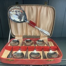VINTAGE CHROME NICKEL SPOONS