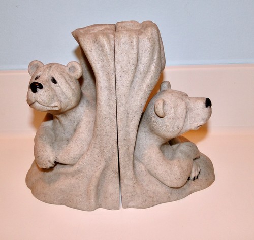 Quarry critters bear bookends - quarry,
