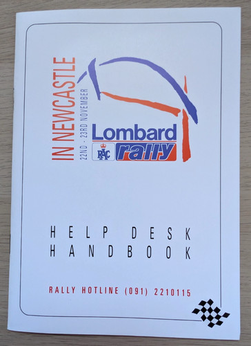 Lombard rac rally 1989 - lombard,