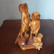 DECORATIVE MEERKAT FAMILY SCULPTURE