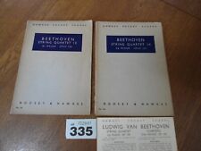 BEETHOVEN String Quartet 13 in B Major & 14 in C minor / Hawkes Pocket Score