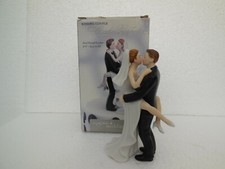 Weddingstar Cake Topper ~ Kissing Couple Figurine ~ Boxed