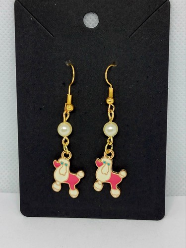 French poodle dog dangle drop - dog,