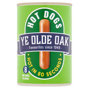Ye Olde Oak 8 Hot Dogs 400g