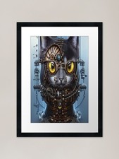 Big Eye Steam Punk Meow Cute