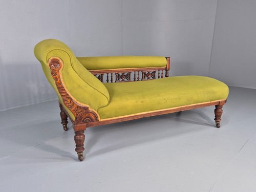 Edwardian antique chaise - edwardian,