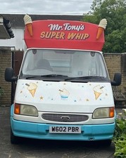 2000 FORD TRANSIT SOFT ICE CREAM VAN CARPIGIANI WHITBY MORRISON EMD ELECTRIC ECO